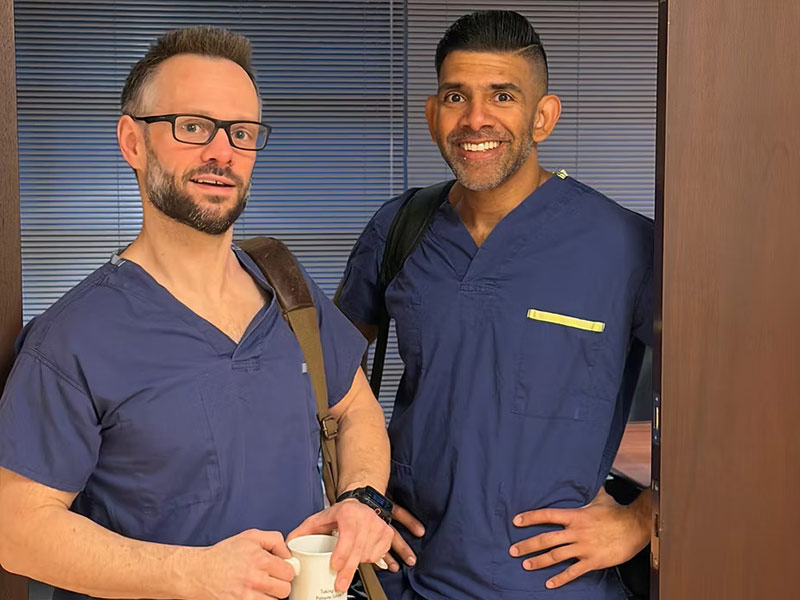 Dr. Anthony Costa and Dr. Emmanuel Illical at Cambie Surgery Centre